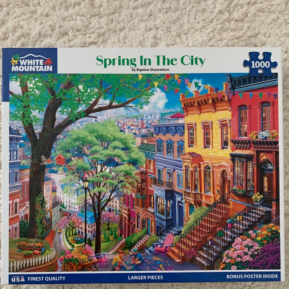 White Mountain Spring In The City Puzzle